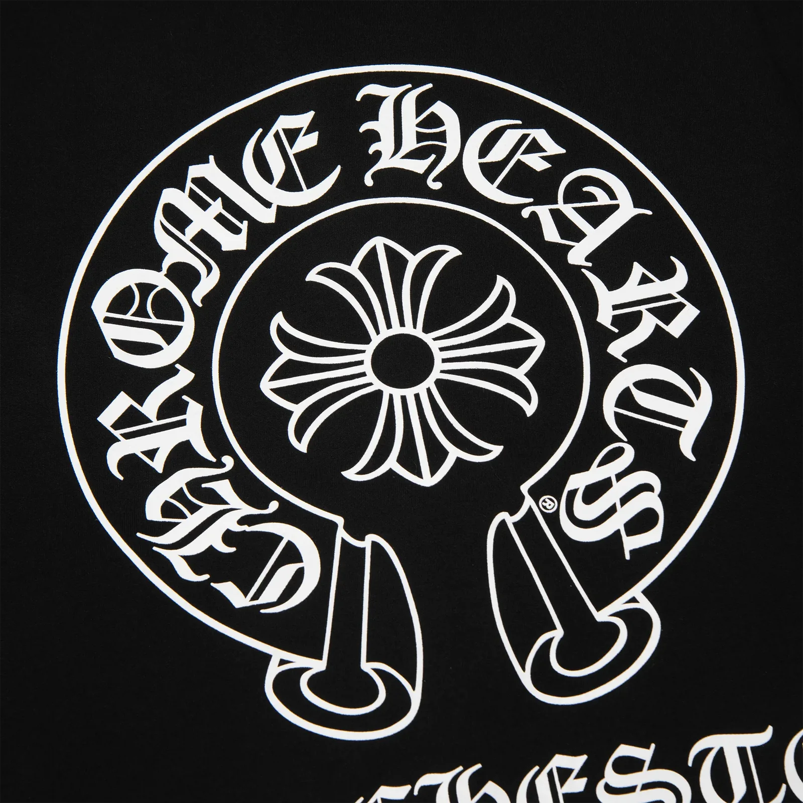 Chrome Hearts Manchester Exclusive Horse Shoe Zip-Up Black Hoodie