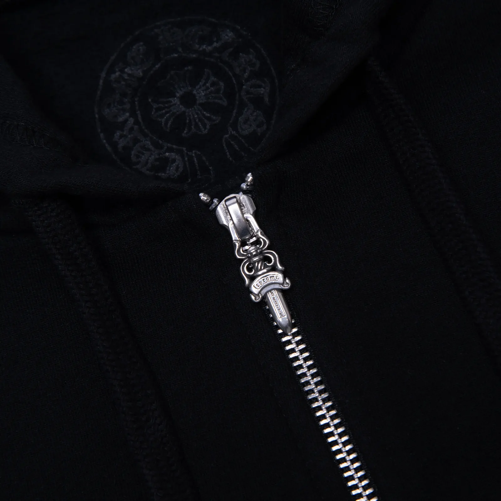 クロムハーツOnline Exclusive Horse Shoe Hoodie Chrome Hearts Online Exclusive Horse Shoe Hoodie Black/Pink