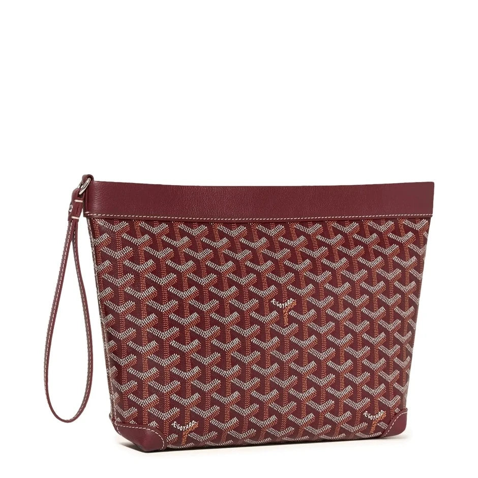 Goyard Conti Burgundy Pouch