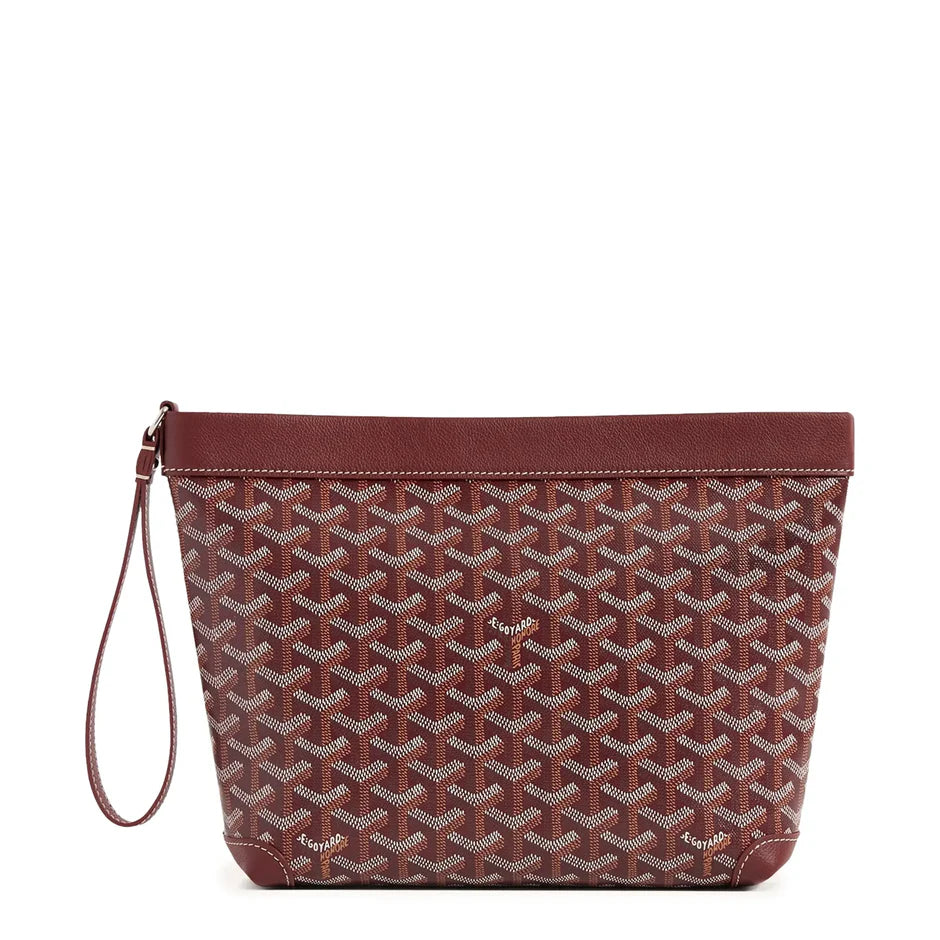 Goyard Conti Burgundy Pouch
