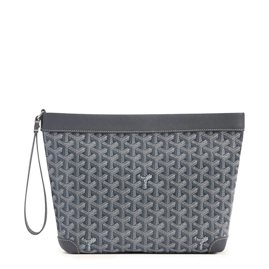 Goyard Conti Grey Pouch