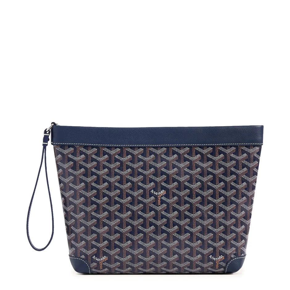 Goyard Conti Navy Blue Pouch