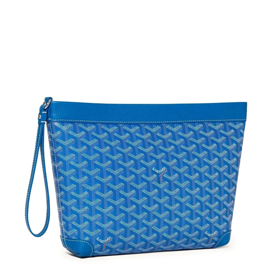 Goyard Conti Sky Blue Pouch