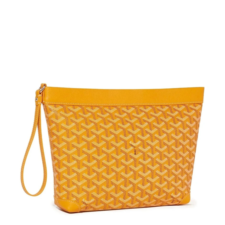 Goyard Conti Yellow Pouch