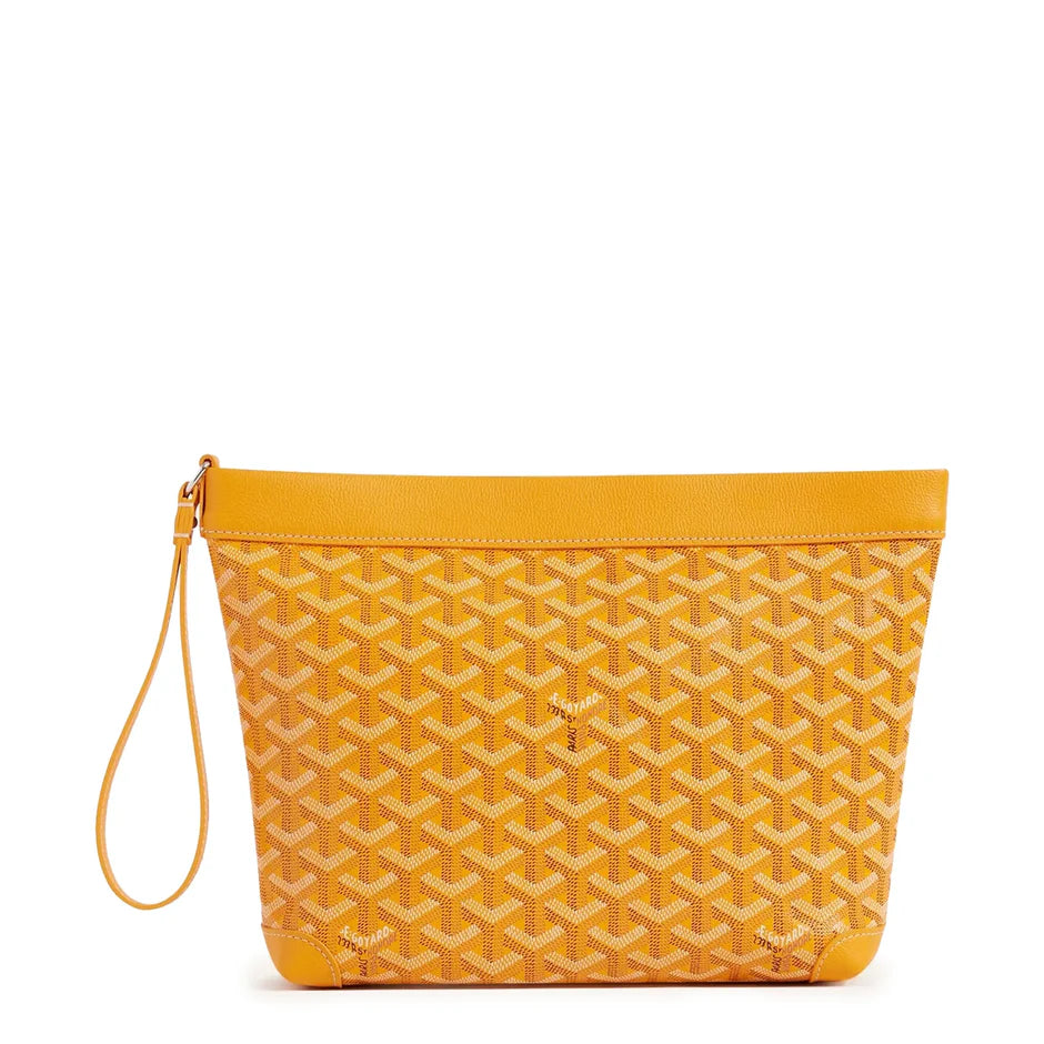Goyard Conti Yellow Pouch