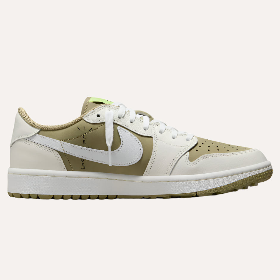 Travis Scott x Air Jordan 1 Low Golf Olive